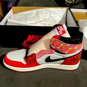 Air Jordan 1 Spider-Man Across The Spider-Verse Size10.5